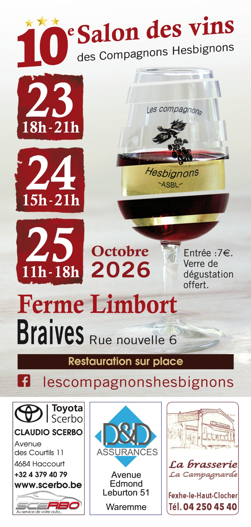 Salon du vin des compagnons hesbignons